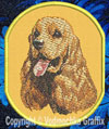 Cocker Spaniel BT3412 Embroidered Patch for CockerSpaniel Lovers - Click to Enlarge