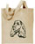 Cocker Spaniel Embroidered Tote Bag #1 - Click for More Information