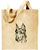 Doberman Embroidered Tote Bag #1 - Click for More Information