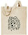 Black Pomeranian Embroidered Tote Bag #1 - Click for More Information