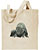Gorilla High Definition Portrait #1 Embroidered Tote Bag #1 - Click for More Information
