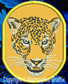  Jaguar Portrait #1 Embroidered Patch for Jaguar Lovers - Click to Enlarge
