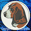 Beagle BT2298 10" Double Extra Large Embroidery Patch