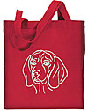 Beagle Portrait #1 Embroidered Tote Bag #1