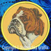 Bulldog BT2363 - 3" Small Embroidery Patch