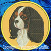 Cavalier Spaniel BT3412 - 4" Medium Embroidery Patch