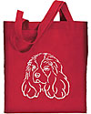 Cavalier King Charles Spaniel Portrait #1 Embroidered Tote Bag#1