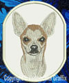 Chihuahua - BT3108 - 4" Medium Embroidery Patch