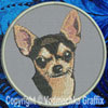 Chihuahua - BT3993 - 8" Extra Large Embroidery Patch
