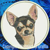 Chihuahua - BT3993 - 8" Extra Large Embroidery Patch