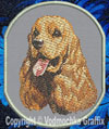 Cocker Spaniel BT2395 - 4" Medium Embroidery Patch