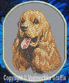 Cocker Spaniel BT2395 - 8" Extra Large Embroidery Patch