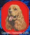 Cocker Spaniel BT2395 - 8" Extra Large Embroidery Patch