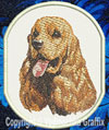 Cocker Spaniel BT2395 - 8" Extra Large Embroidery Patch