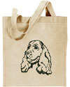 Cocker Spaniel Portrait#1 Embroidered Tote Bag #1