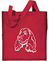 Cocker Spaniel Portrait#1 Embroidered Tote Bag #1