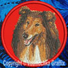 Collie BT2492 - 7" Extra Large Embroidery Patch