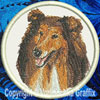 Collie BT2492 - 3" Small Embroidery Patch
