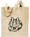 Collie Portrait #1 Embroidered Tote Bag #1