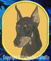 Doberman BT2392 - 8" Extra Large Embroidery Patch