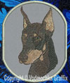 Doberman BT2392 - 4" Medium Embroidery Patch