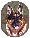 German Shepherd HD Portrait #1 - 4" Embroidery Patch