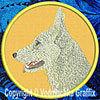 German Shepherd HD Profile #4 - 8" Extra Large Embroidery Patch