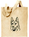 German Shepherd Portrait #2 Embroidered Tote Bag #1