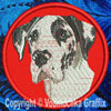 Great Dane BT3109 - 6" Large Embroidery Patch