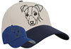 Jack Russell Terrier Portrait #1 Embroidered Hat #1