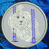 Maltese Agility #3 - 3" Small Embroidery Patch