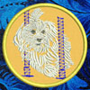Maltese Agility #3 - 3" Small Embroidery Patch