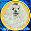 Maltese BT2290 - 6" Large Embroidery Patch