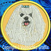 Maltese BT2290 - 3" Small Embroidery Patch