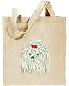 Maltese Portrait #1 Embroidered Tote Bag #1