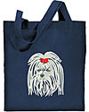 Maltese Portrait #1 Embroidered Tote Bag #1