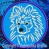 Pomeranian Portrait #2 - 3" Small Embroidery Patch