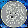 Pomeranian Portrait #2 - 3" Small Embroidery Patch