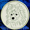 Pomeranian Portrait #2 - 3" Small Embroidery Patch