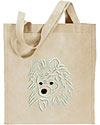 Pomeranian Portrait #2 Embroidered Tote Bag #1