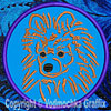 Pomeranian Portrait #3 - 3" Small Embroidery Patch