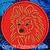 Pomeranian Portrait #3 - 4" Medium Embroidery Patch