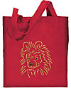 Pomeranian Portrait #3 Embroidered Tote Bag #1