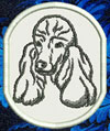 Poodle Portrait #1 - 4" Medium Embroidery Patch