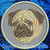 Pug BT2394 - 6" Large Embroidery Patch