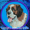 Saint Bernard BT2712 - 3" Small Embroidery Patch