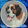 Saint Bernard BT2712 - 3" Small Embroidery Patch