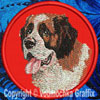 Saint Bernard BT2712 - 7" Extra Large Embroidery Patch