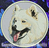 Samoyed BT2361 - 7" Extra Large Embroidery Patch