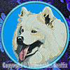 Samoyed BT2361 - 7" Extra Large Embroidery Patch